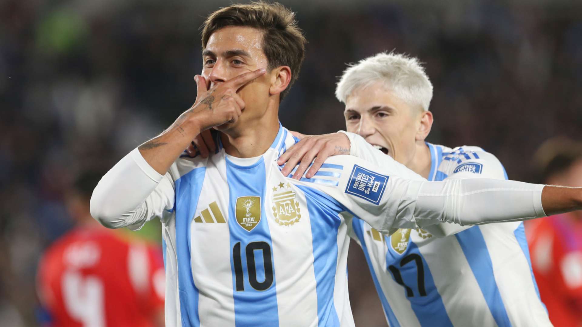 It s Leo s shirt Paulo Dybala reacts to taking Messi s No.10 jersey during injury enforced absence for Argentina Inter Miami superstar Goal